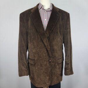 Stafford Brown Corduroy Sport Coat Blazer